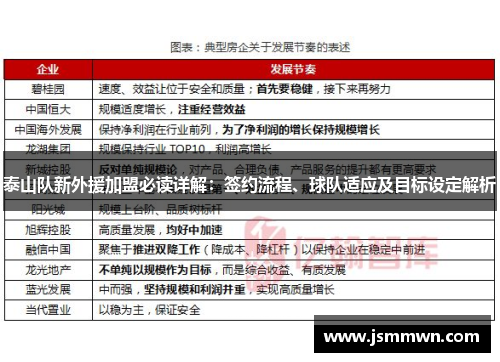 泰山队新外援加盟必读详解：签约流程、球队适应及目标设定解析